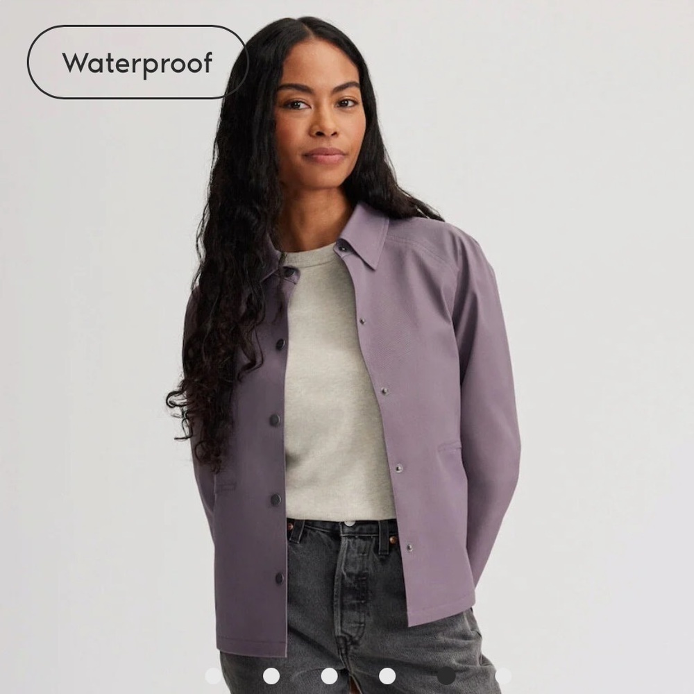VESSI Westerly Coach Waterproof‎ Rain Jacket Granite Size XS NWT